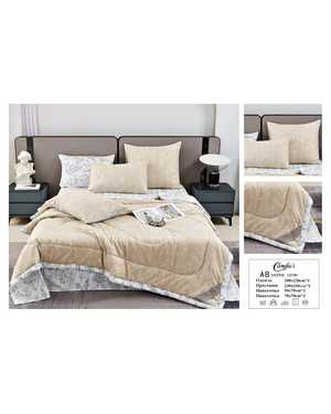 Комплект постельного белья с готовым одеялом от фирмы Candie's. Вид ткани: Сатин Хлопок Наполнитель одеяло: 100% шелк Тусса(возможно замена на похожее)