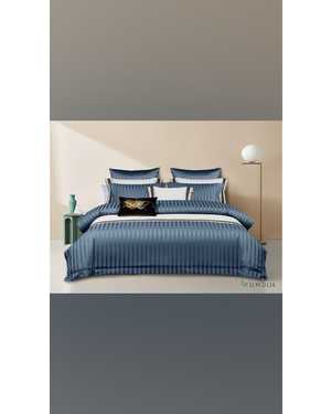 Комплект постельного белья с готовым одеялом. Ткань страйп сатин(возможно замена на похожее)