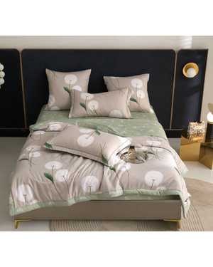 Комплект постельного белья с готовым одеялом. Состав хлопок+вискоза(возможно замена на похожее)