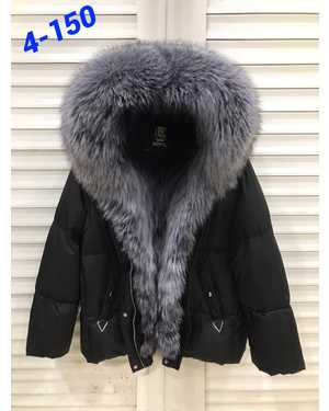 ЖЕНСКАЯ КУРТКА Наполнитель пух Воротник натуральный мех чернобурка Зима -25°