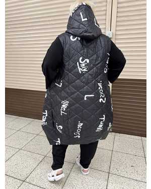 ЖИЛЕТКА ТКАНЬ БОЛОНИЯ НА ТОНКОМ СИНТЕПОНЕ