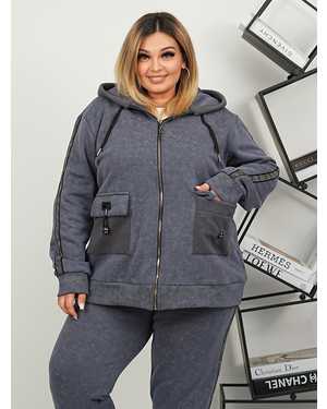 КОСТЮМ ТКАНЬ 3Х НИТКА, ЕВРО МЕХ