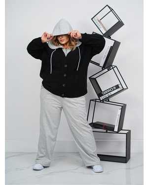 КОСТЮМ ДВОЙКА ТКАНЬ ТРЕХНИТКА ПЕТЛЯ, МИКРОВЕЛЬВЕТ