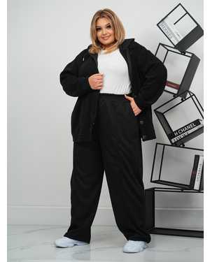 КОСТЮМ ДВОЙКА ТКАНЬ ТРЕХНИТКА ПЕТЛЯ, МИКРОВЕЛЬВЕТ