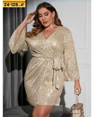 ПЛАТЬЕ ТКАНЬ БЛЕСТЯЩАЯ ПАЙЕТКА