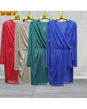 ПЛАТЬЕ ТКАНЬ БЛЕСТЯЩАЯ ПАЙЕТКА