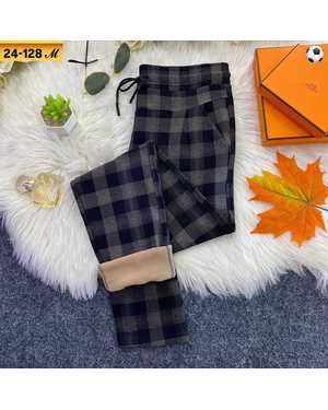 ШТАНЫ ТКАНЬ ТРИКОТАЖ С МЕХОМ