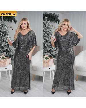 ПЛАТЬЕ ТКАНЬ ПАЙЕТКА С ПОДКЛАДКОЙ