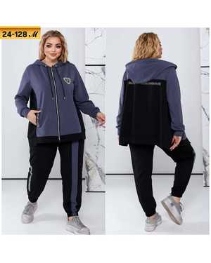 ЖЕНСКИЙ КОСТЮМ ДВОЙКА ТКАНЬ ТРИКОТАЖ