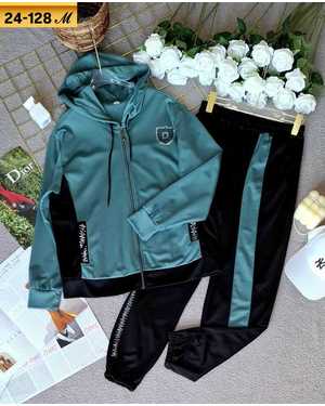 ЖЕНСКИЙ КОСТЮМ ДВОЙКА ТКАНЬ ТРИКОТАЖ