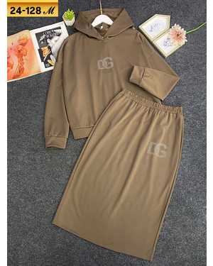 ЖЕНСКИЙ КОСТЮМ ДВОЙКА ТКАНЬ ТРИКОТАЖ