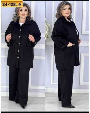 ЖЕНСКИЙ КОСТЮМ ДВОЙКА ТКАНЬ ВЕЛЬВЕТ