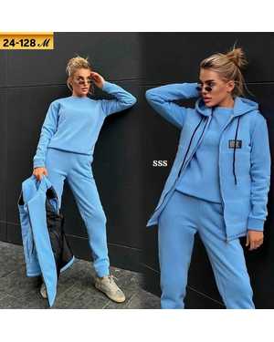 ЖЕНСКИЙ КОСТЮМ ТРОЙКА ТКАНЬ ФЛИС