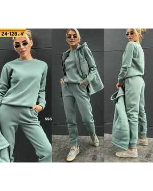 ЖЕНСКИЙ КОСТЮМ ТРОЙКА ТКАНЬ ФЛИС