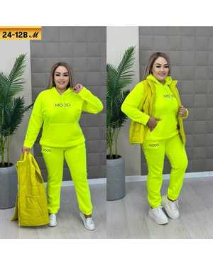 ЖЕНСКИЙ КОСТЮМ ДВОЙКА ТКАНЬ ФЛИС, ПЛАЩЁВКА С СИНТЕПОНОМ