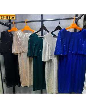 ПЛАТЬЕ В РАЗМЕР ТКАНЬ ПАЙЕТКА С ПОДКЛАДКА