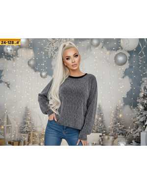 КОФТА ТКАНЬ ТРИКОТАЖ С ЛЮРЕКС