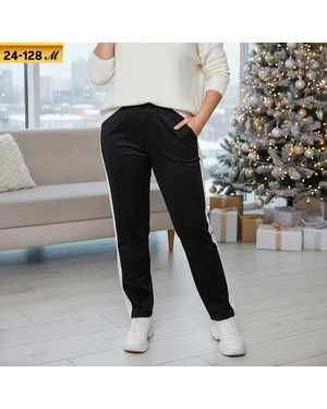 ШТАНЫ ТКАНЬ ТРИКОТАЖ+ ЛЮРЕКС