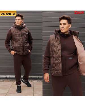 ЖЕНСКИЙ КОСТЮМ ТКАНЬ ЖИЛЕТ СИНТЕПОН С ПОДКЛАДОМ, КОСТЮМ ФЛИС