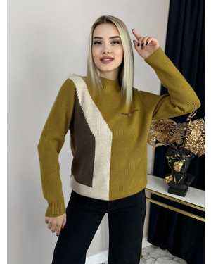 СВИТЕР ТКАНЬ 48% КАШЕМИР, 29% ШЕРСТЬ, 18% ХЛОПОК, 5% ЭЛАСТАН