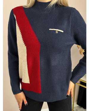 СВИТЕР ТКАНЬ 48% КАШЕМИР, 29% ШЕРСТЬ, 18% ХЛОПОК, 5% ЭЛАСТАН