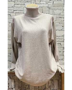 ВОДОЛАЗКА ТКАНЬ 48% CASHMERE, 29% WOOL, 18% COTTON, 5% ELASTANE