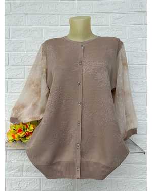 КОФТА ТКАНЬ 50% КАШЕМИР; 28% ШЕРСТЬ; 17% ХЛОПОК; 5% ЭЛАСТАН