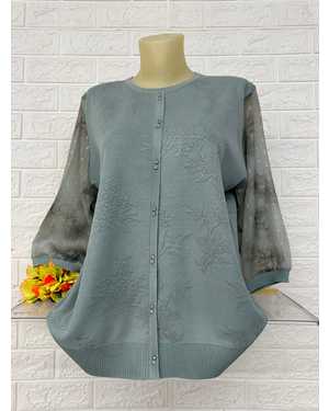 КОФТА ТКАНЬ 50% КАШЕМИР; 28% ШЕРСТЬ; 17% ХЛОПОК; 5% ЭЛАСТАН