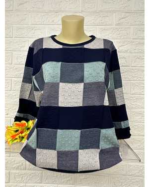 КОФТА ТКАНЬ 60% ХЛОПОК; 20% КАШИМЕР; 10% ЭЛАСТАН; 10% АНГОРА