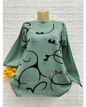 КОФТА ТКАНЬ 60% ХЛОПОК, 20% КАШЕМИР, 10% ЭЛАСТАН, 10% АНГОРА