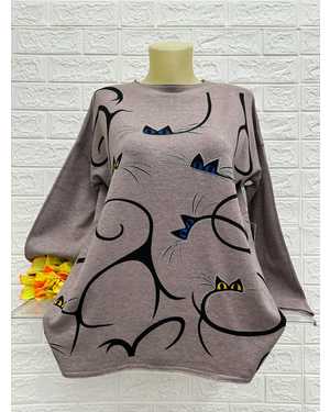 КОФТА ТКАНЬ 60% ХЛОПОК, 20% КАШЕМИР, 10% ЭЛАСТАН, 10% АНГОРА