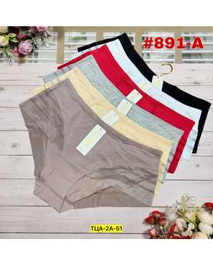 Женские трусики. В упаковке 6шт один размер разные цвета