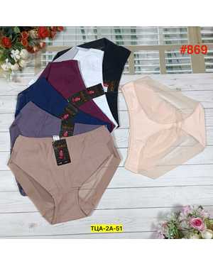 Женские трусики. В упаковке 6шт один размер разные цвета