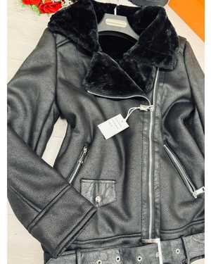 КУРТОЧКА В РАЗМЕР ТКАНЬ КОЖА С МЕХОМ