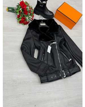 КУРТОЧКА В РАЗМЕР ТКАНЬ КОЖА С МЕХОМ