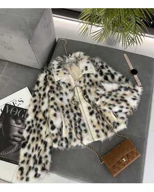 КУРТОЧКА В РАЗМЕР ТКАНЬ КОЖА С МЕХОМ