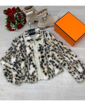 КУРТОЧКА В РАЗМЕР ТКАНЬ КОЖА С МЕХОМ