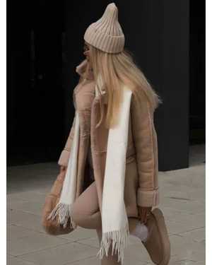 ДУБЛЕНКА ТКАНЬ ДУБЛЕНКА С БАРАШКОМ