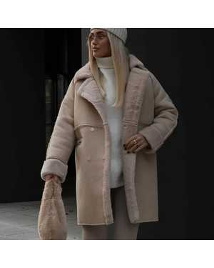 ДУБЛЕНКА ТКАНЬ ДУБЛЕНКА С БАРАШКОМ