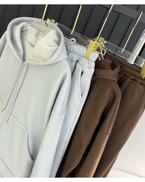 ЖЕНСКИЙ КОСТЮМ ДВОЙКА ТКАНЬ ТРЁХНИТКА НА ФЛИСЕ