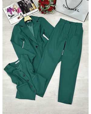 ЖЕНСКИЙ КОСТЮМ ТРОЙКА В РАЗМЕР ТКАНЬ КОСТЮМНАЯ ПАРИЖ