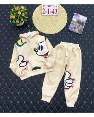 ДЕТСКИЙ КОСТЮМ ТКАНЬ ТЁПЛЫЙ БАРХАТ И ХЛОПОК