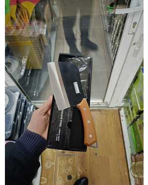 Универсальный кухонный нож из нержавеющей стали с деревянной ручкой