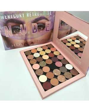 Тени Huda Beauty Story Mercury Retrograde NUDE NEW, матовые+перламутровые (35 цветов)