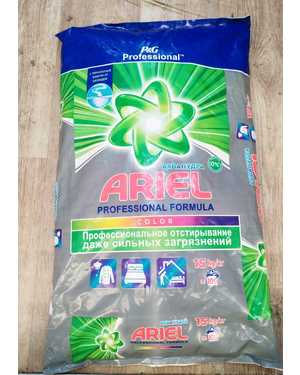 Стиральный порошок Ariel Аквапудра с ароматом от Lenor, автомат, для цветного белья 15кг