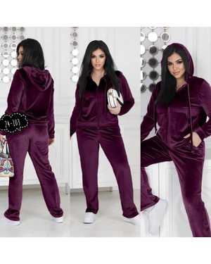 ЖЕНСКИЙ КОСТЮМ ДВОЙКА ТКАНЬ ВЕЛЮР