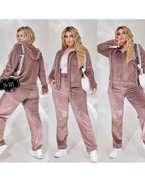 ЖЕНСКИЙ КОСТЮМ ДВОЙКА ТКАНЬ ВЕЛЮР