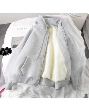 КОФТА ТКАНЬ ФЛИС С МЕХОМ