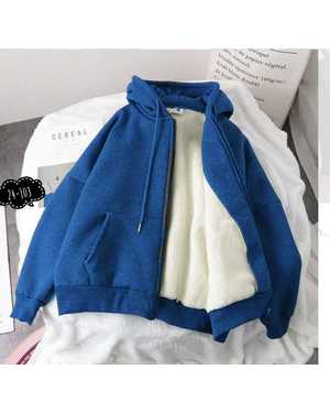 КОФТА ТКАНЬ ФЛИС С МЕХОМ