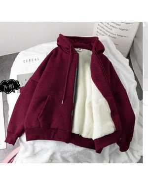 КОФТА ТКАНЬ ФЛИС С МЕХОМ